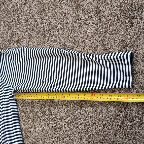 Derek Lam IO Crosby Nyla Puff Sleeve striped Cotton mini dress Size SM - Picture 12 of 16